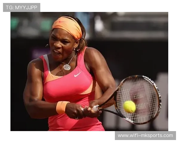 小威侧身怒吼庆祝回球得分